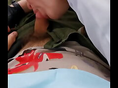 Russian nurse deepthroated a client's dick during dental encounters