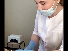 Dude spontaneously spunk right on the procedure from the beautiful Russian master SugarNadya