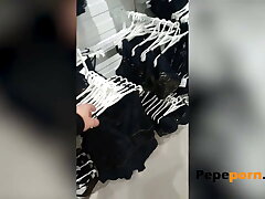 Shopping mall blowjob before her BUTTHOLE-DRILLING! Maria wants to be a princess of kink
