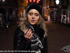 a night in amsterdam with latvian european coed linda