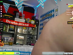 German Hoe Celebrating the Oktoberfest with her Devotees naked and Frolicking Super-fucking-hot games in load