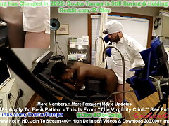 Cherry Rina Arem Gets Deflowered In A Clinical Way By Therapist Tampa As Nurse Stacy Shepard Watches, Helps The Deflowering
