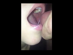 My boyfriend spunk to my facehole for the very first time