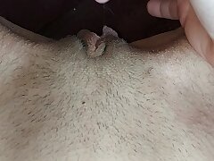 Point of view getting off of a supah humid teen puss