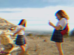 Teens Natalia Nix And Freya Parker Taunt Before Crazy Sex