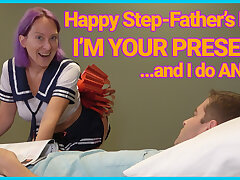 Blessed Father's Day Step-Daddy! I'm Your Present!