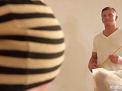 Rich Mom flirts with Handyman for Rigid Anal Sex