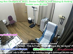 Mingled Sweetheart Aria Nicole Shocked Neighbor Physician Tampa Performs Her 1st Gyno Exam EVER On Hidden Cameras At GirlsGoneGyno