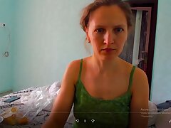 here 1 hour with me for you - streaming 31-05-2022  Part 1 - in no my house. I rent room. Demonstrate tits , pussy on back lay,