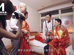 ModelMedia Asia-Lewd Wedding Scene-Liang Yun Fei-MD-0232-Best Original Asia Porno Flick