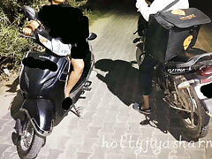 Desi village chick Jiya tear up by neighbour