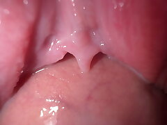Close up fuck teen stepsister, incredible cream colored pussy