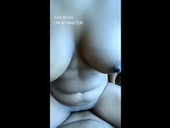 Steaming Teen Damsel riding rock hard big black cock in the hotel