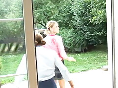 Anal sex at the surroundings 1 Boss's mansion with Kmonickova