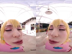 Fuck Slender Stunner Lilly Bell As Princess Peach In Virtual Reality Hardcore Parody