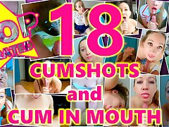 Greatest of Amateur Cum In Jaws Compilation! Thick Numerous Cumshots and Oral Creampies! Vol. 1