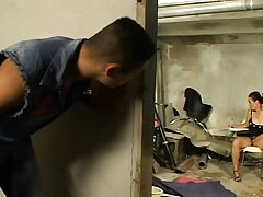 Old bi-atch enjoys young cock!