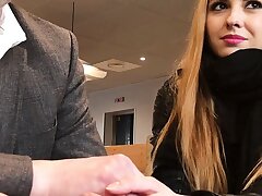 Super hot hotty Rebecca Volpetti having a gonzo Double penetration