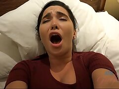 Scorching Chick Guzzling jizm