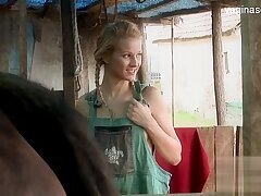 Senior man pounding Blondie Teen