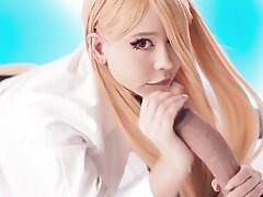Sexy anime girl poked with a huge dick in a moist labia AliceBong