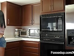 Black Bi-atch Jenna Foxx Pussy Tears up Hot Brunette Eden Sin!