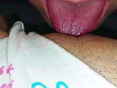 The most gentle pussy eating from a neighbor while her husband is at work