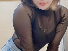 Make my self satiated with my Vibrator and Fuck stick