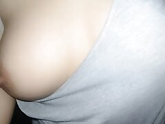 my step sister has a boyfriend but she still insists on juggling on my cock