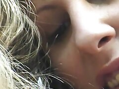 Blondes on the floor going knuckle deep and eating cooter