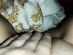 Ultra-cute teen masturbating in room
