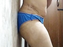Youthful indian classmate lube massage of body at home Indian Desi classmate
