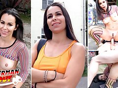 GERMAN SCOUT - PUBLIC Assfucking SEX Audition WITH JESSY JEY