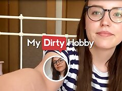 Leni_Lizz Leisurely Gets Used To Being Downright Naked In Front Of The Camera By Herself - MyDirtyHobby