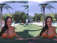 Hefty Tits Ebony Cutie August Skye Is Prepared To Fuck You Whole Weekend