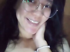 uber-cute Asian female alone at home 357