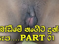 Srilankan Dame Wet Snatch  PART 01