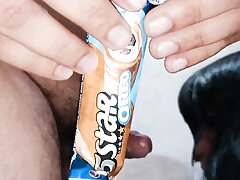 Indian My hottest Friend Tricked me with the chocolate Taste Game and with cumshot