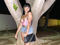 AFTERPARTY with Nadja Lapiedra Ass-fuck PUBLIC Plow IN SPANISH STREETS, then we slink into a pool to conclude and spunk inside t