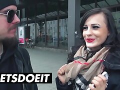 BUMSBUS - German Dark-haired Hümerya Ophelia Astonished And Boinked Hard - LETSDOEIT