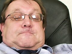 Elder Folks plumbing young brunette Bunny and his wife eyed it