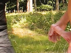 Astonishing German nubile gets sprayed with jism after a lengthy suck off