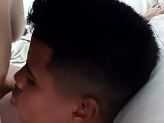 I jack in the kitchen in front of my stepmother. deepthroat my rod Pt 2. I bang her hard and rich.