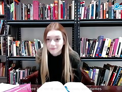 First-timer School Teen Strokes On Webcam During Examine Hall
