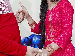 Step-Sister finally pleased for having sex before her boyfriend, watch farting & climax at end, clear Hindi audio