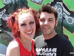 Thin Sandy-haired Goth Teen Mystick Moons Pickup for Lost Place Drill