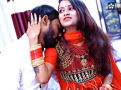 My Cute Desi Sexy Freshly Wife Doesn't want me to go Office for entire Day ( Hindi Audio )