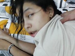 Ravaging my neighbor's breezy because her spouse is away - Pornography in Spanish
