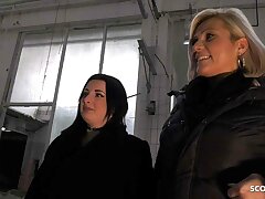 German Cougar Tatjana Youthfull and Teenage Elisa18 talk to Swinger Foursome
