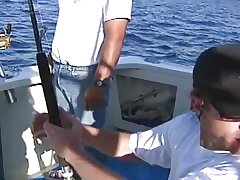 young dark haired gets boinked by captain on yacht ship